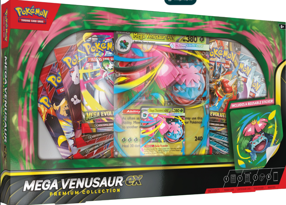 POKÉMON: MEGA VENUSAUR EX PREMIUM COLLECTION