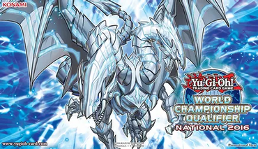 Yu-Gi-Oh! National Championship Playmat: Blue-Eyes Twin Burst Dragon - Konami Playmats