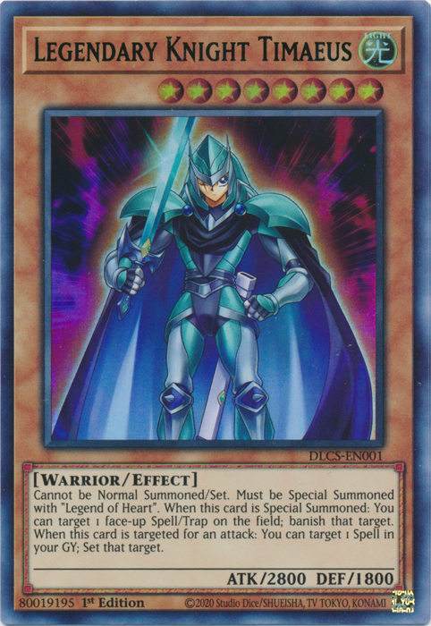 Legendary Knight Timaeus (Green) [DLCS-EN001] Ultra Rare