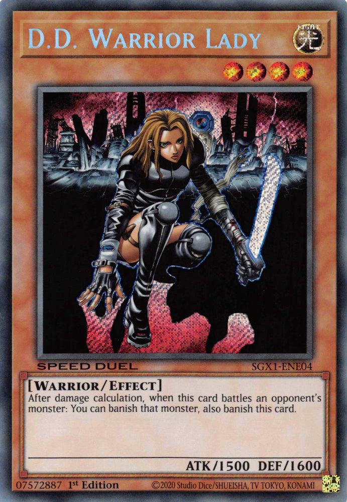 D.D. Warrior Lady [SGX1-ENE04] Secret Rare