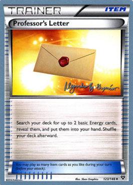 Professor's Letter (123/146) (Primal Groudon - Alejandro Ng-Guzman) [World Championships 2015]