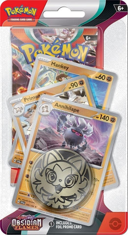 Scarlet & Violet: Obsidian Flames - Single Pack Blister (Annihilape, Primeape, Mankey)