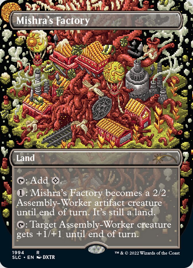 Mishra's Factory (Borderless) [Secret Lair Countdown Kit]