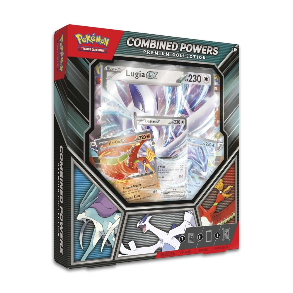 Lugia ex, Ho-Oh ex, and Suicune ex Combined Powers Premium Collection
