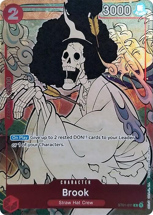one piece card game english 1st anniversary set Brook (English Version Set) [One Promotion Cards Style:Snow White Issued as an exclusive dragão FINAL FANTASY - The