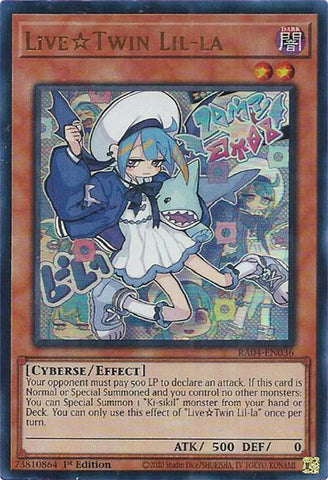 LiveTwin Lil-la [RA04-EN036] Ultra Rare