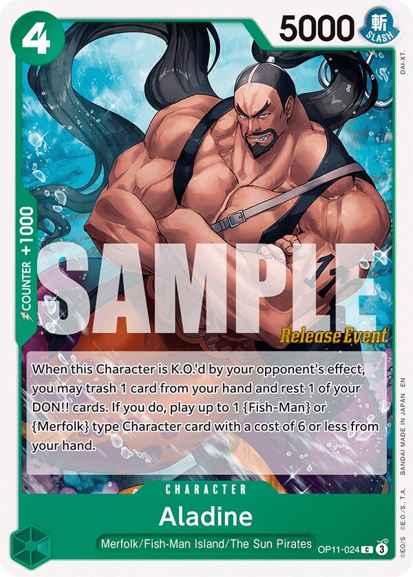 Aladine [A Fist of Divine Speed Release Event Cards]