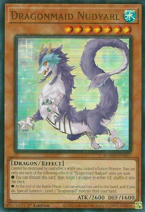 Dragonmaid Nudyarl [BLMM-EN057] Ultra Rare