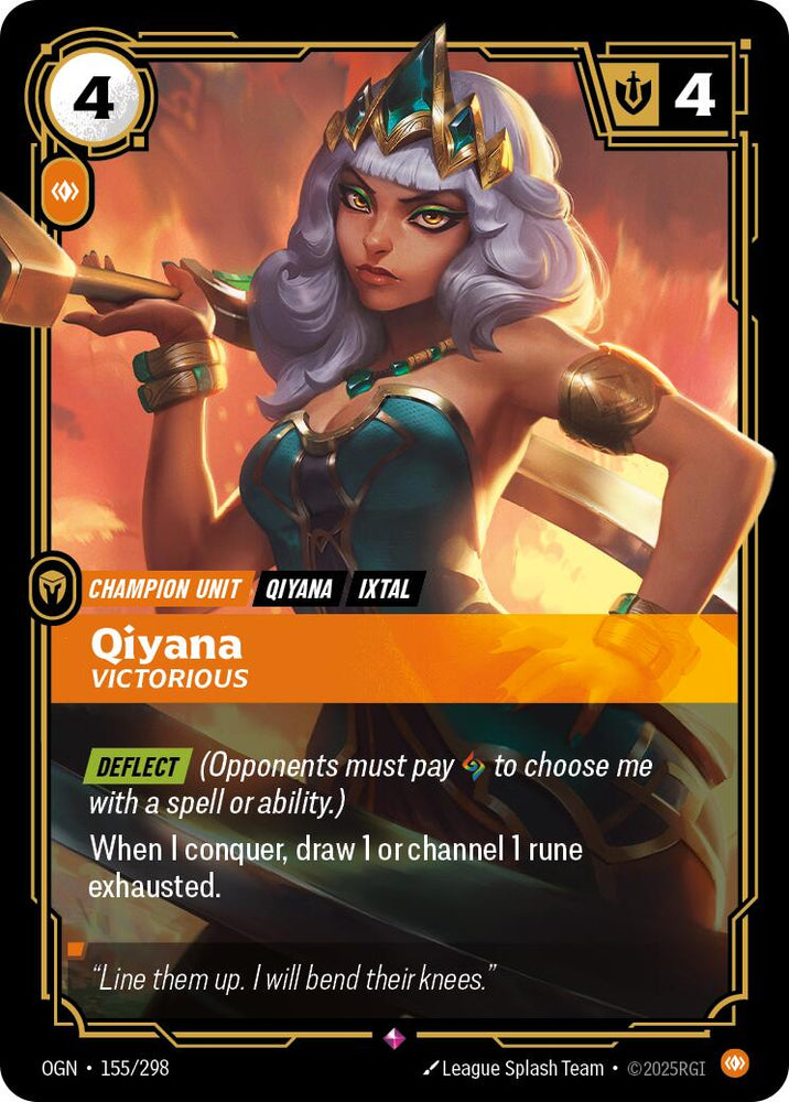 Qiyana, Victorious