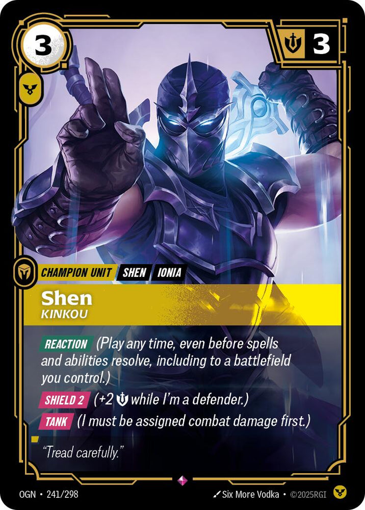 Shen, Kinkou