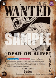 Sabo (Wanted Poster) [Carrying On His Will]