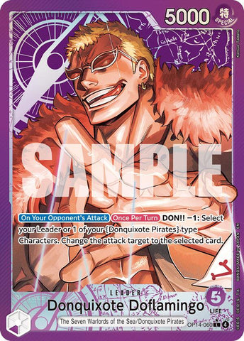Donquixhote Doflamingo (Alternate Art) [The Azure Sea's Seven]