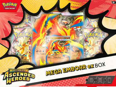 Mega Evolution – Ascended Heroes - Mega Emboar ex Box