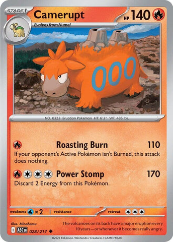 Camerupt (028/217) [Mega Evolution: Ascended Heroes]