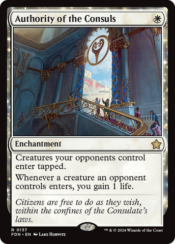 Authority of the Consuls [Lorwyn Eclipsed Promos]