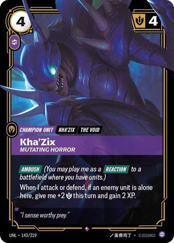 Kha'Zix, Mutating Horror