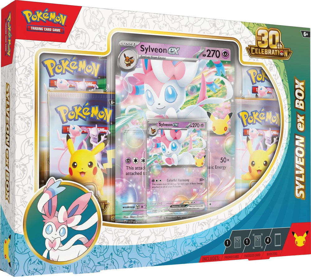 Mega Evolution: 30th Celebration Sylveon ex Box