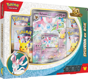 Mega Evolution: 30th Celebration Sylveon ex Box