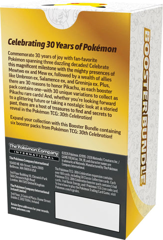 Mega Evolution: 30th Celebration Booster Bundle