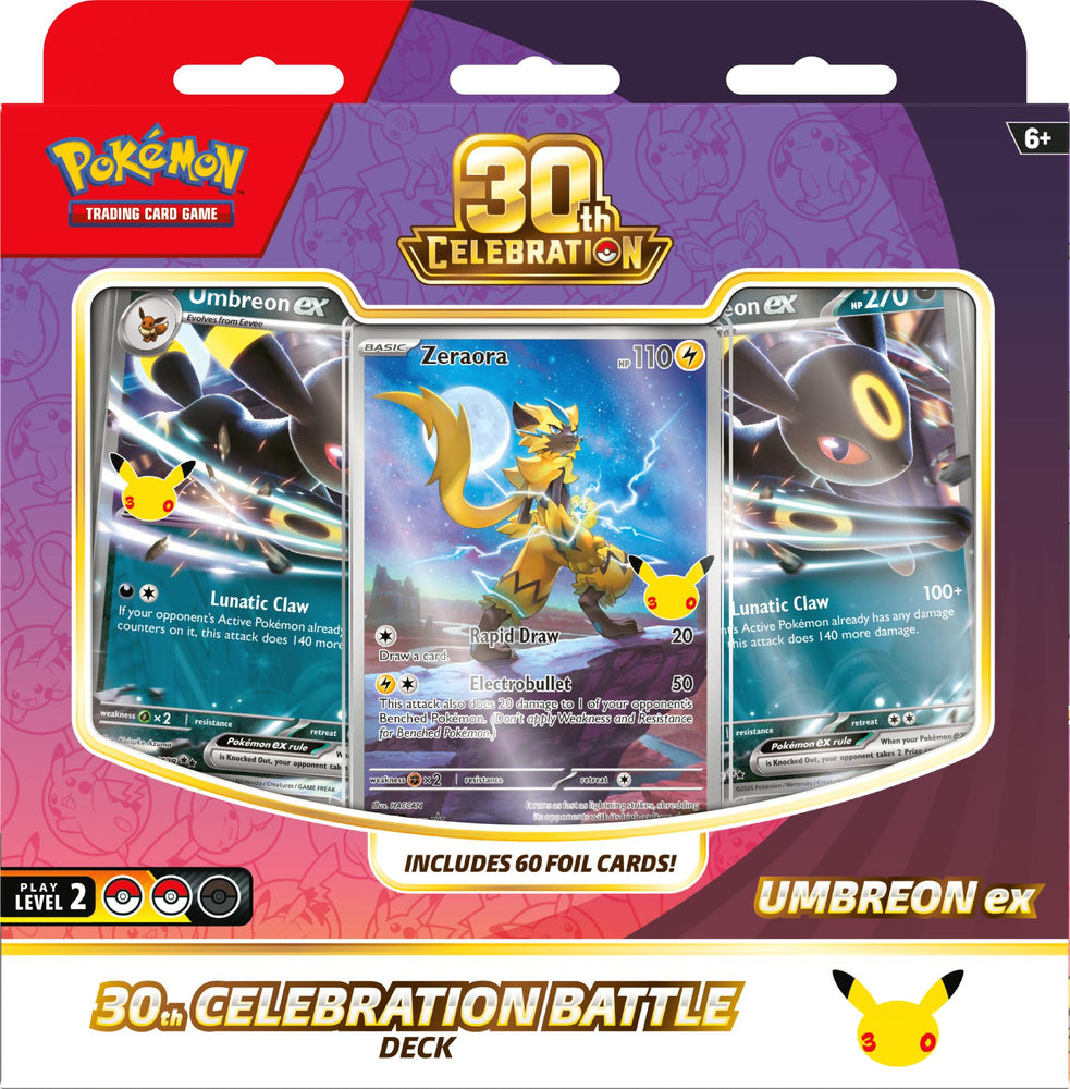 Mega Evolution: 30th Celebration Battle Deck [Umbreon ex]