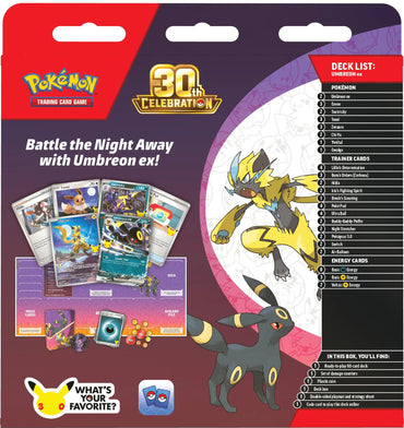 Mega Evolution: 30th Celebration Battle Deck [Umbreon ex]