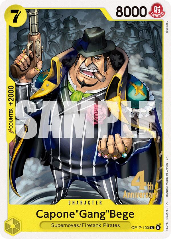 Capone"Gang"Bege [The World's Strongest Warriors Release Event Cards]