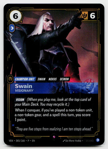 Swain, Visionary