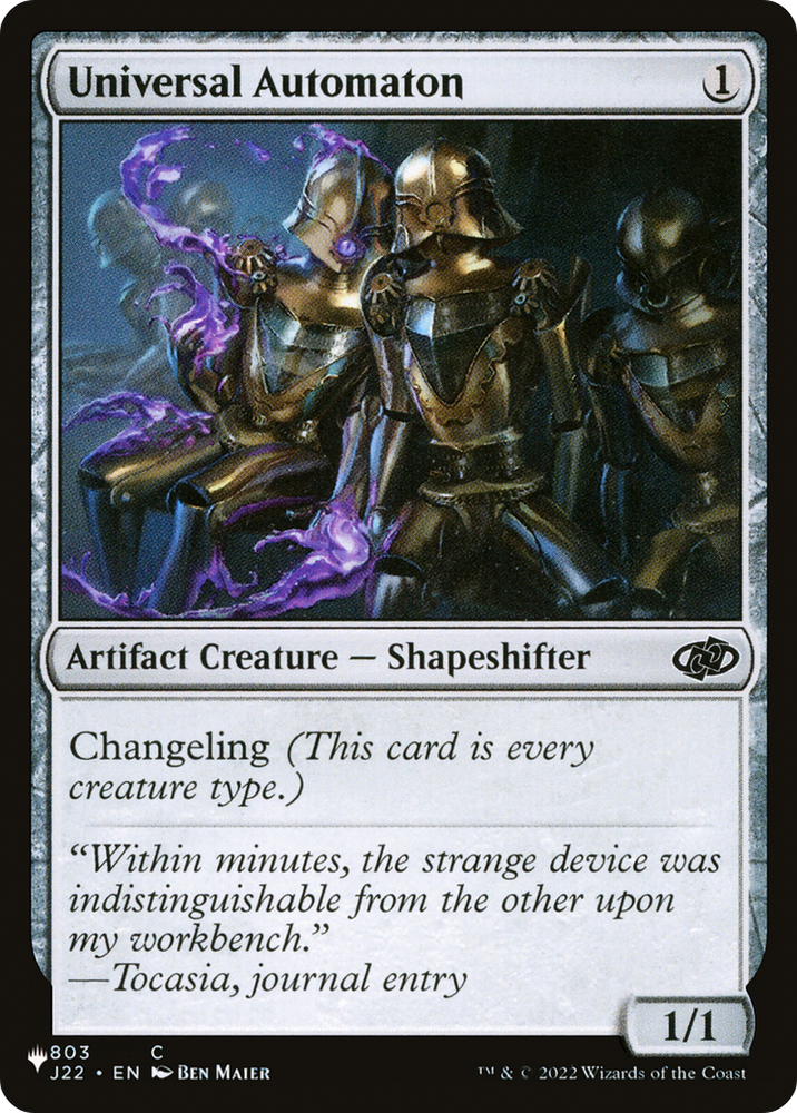 Universal Automaton (J22) [The List]