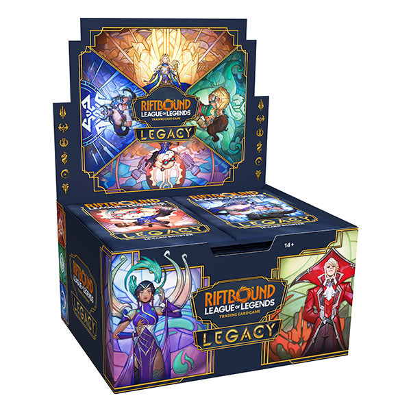 Riftbound Legacy Booster display box with packs