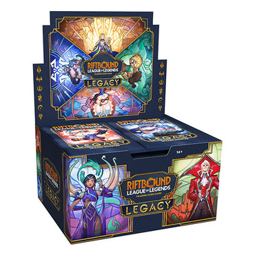 Riftbound Legacy Booster display box with packs