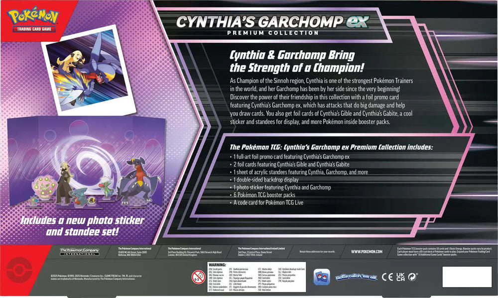 POKÉMON: CYNTHIA’S GARCHOMP EX PREMIUM COLLECTION