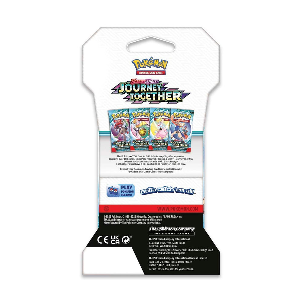 SCARLET & VIOLET 9: JOURNEY TOGETHER - SLEEVED BOOSTER PACK (10 cards per pack)