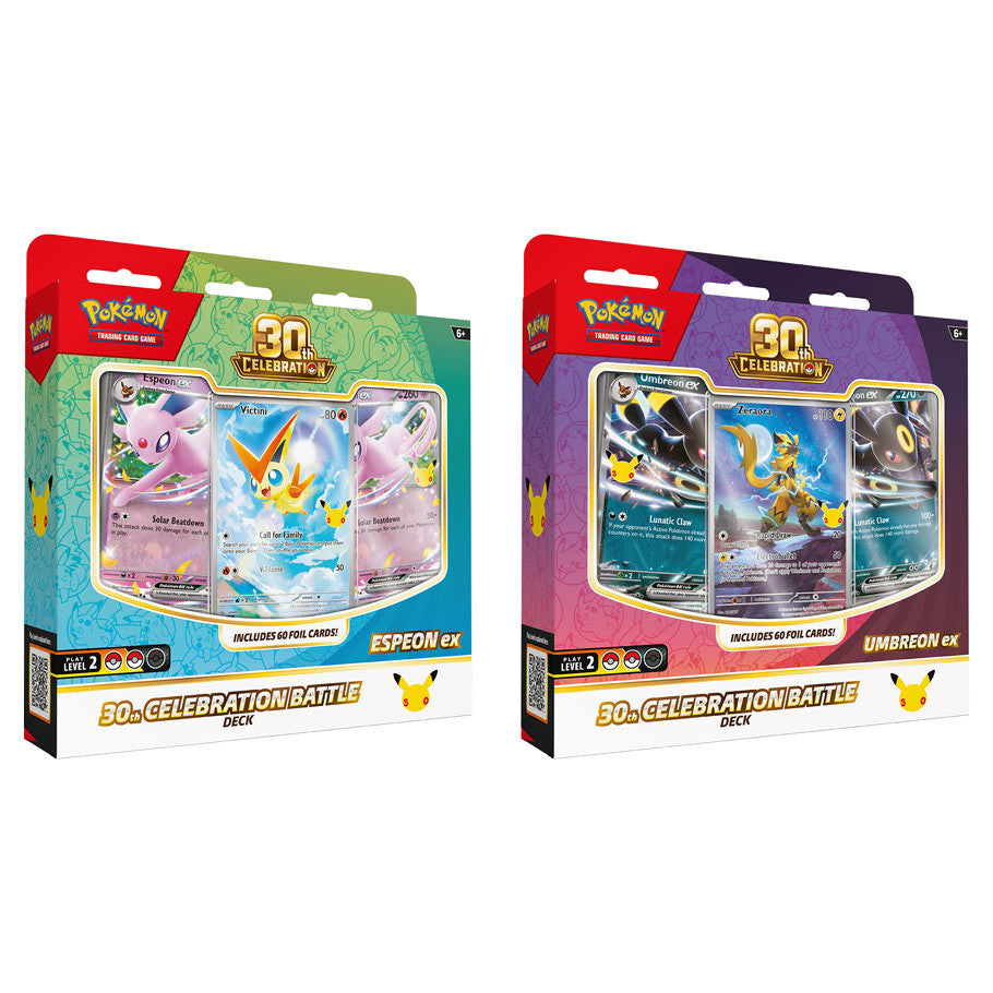 Mega Evolution: 30th Celebration: Battle Decks Espeon ex & Umbreon ex!