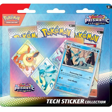 Scarlet & Violet Prismatic Evolutions: Tech Sticker Blister Glaceon