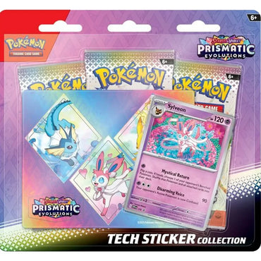 Scarlet & Violet Prismatic Evolutions: Tech Sticker Blister Sylveon
