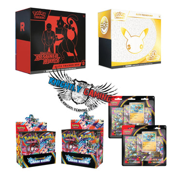 [Pre-Order] Pokémon Destined Rivals/Chaos Rising/30th Anniversary Bundle