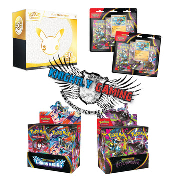 [Pre-Order] Pokémon TCG Bundle – 30th Anniversary, Chaos Rising & Pitch Black