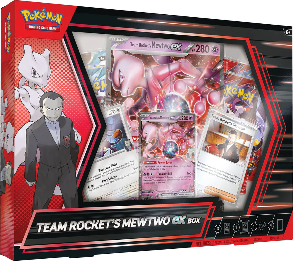 POKÉMON: TEAM ROCKET’S MEWTWO EX BOX