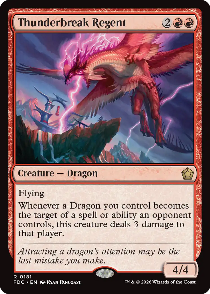 Thunderbreak Regent [Foundations Commander]