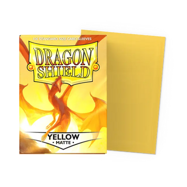 Dragonshield Yellow - Matte Sleeves Standard size