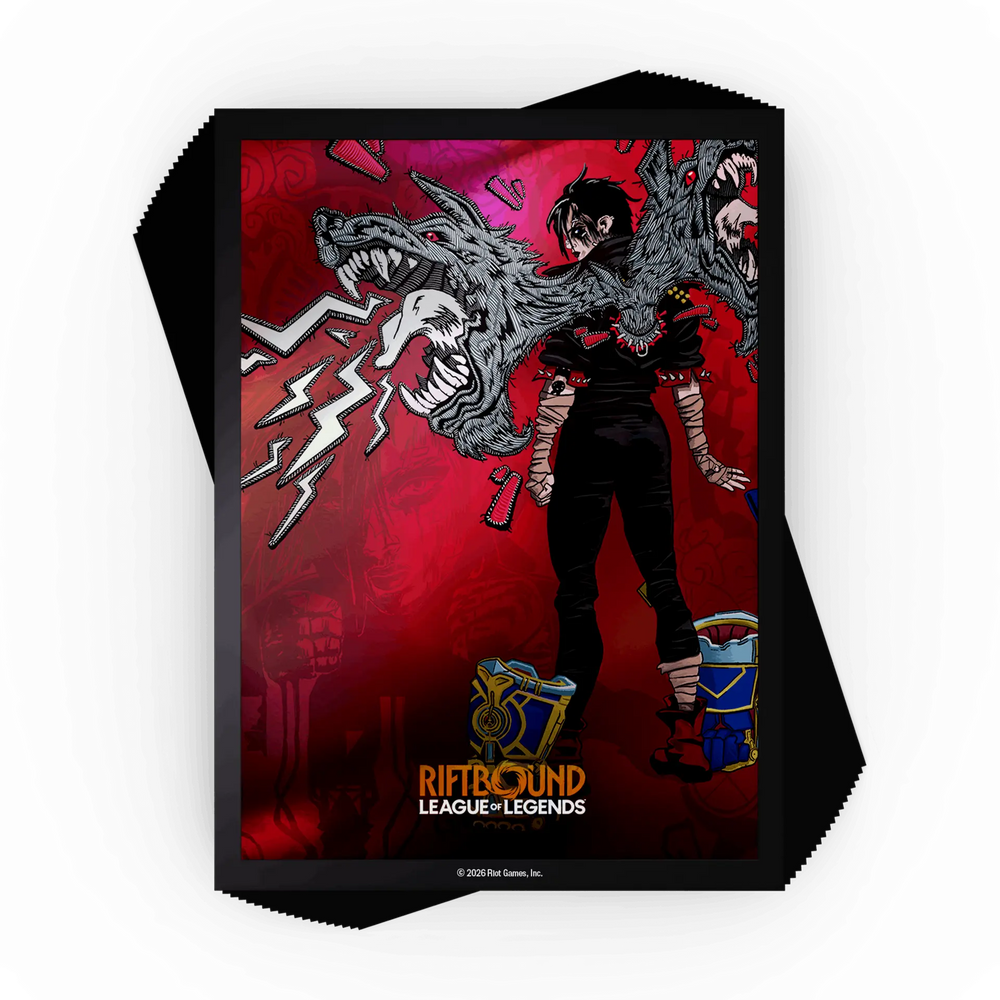 Riftbound Unleashed Vi Piltover Enforcer art sleeve design