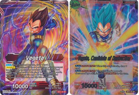 Vegeta // Vegeta, Candidate of Destruction (EX11-01) [Universe 7 Unison]