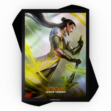 Riftbound Unleashed Master Yi Wuju Master art sleeve design